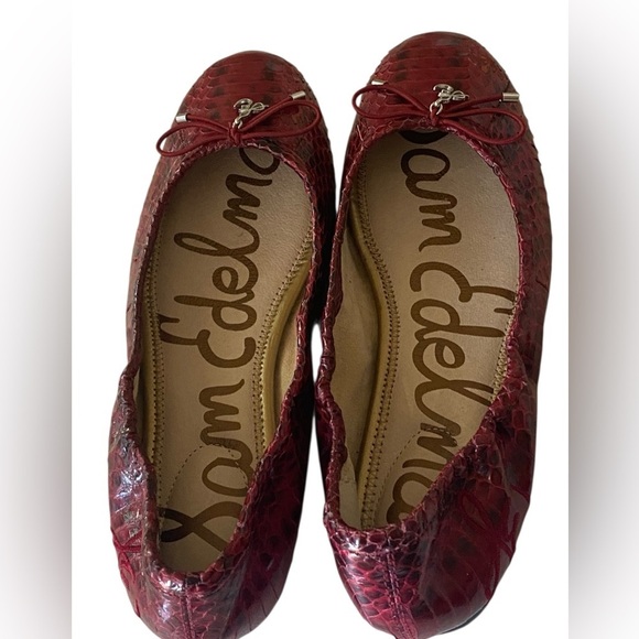 Sam Edelman Snakeskin Flexible Ballet FELICIA 1/4” Flat Heel Women’s Size 6M - Picture 15 of 15